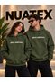 Printed 3 Thread Threaded Regular Fit Hooded Kangaroo Pocket Sweatshirt