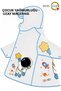 Waterproof Children's Raincoat with Transparent Visor and Cute Figures with Snap Fasteners - 5
