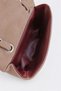 Women's Sapphire Dark Mink Suede Flap Shoulder Bag with Lockable Adjustable Crossbody Strap and Back Pocket - 6