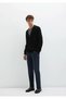 Men's Navy Blue London Classic Denim Dark Ink Blue Jean - 4