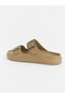 Peak New Season Beige Double-Strapped Women's Slippers - 2