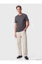 Peak New Season Anthracite Regular Fit Thin Fabric T-Shirt /03 - 2