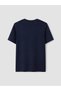 Peak New Season Navy Blue Regular Fit Thin Fabric T-Shirt /03 - 6