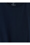 Peak New Season Navy Blue Regular Fit Thin Fabric T-Shirt /03 - 5