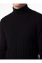 Ozmarka New Season Burgundy Turtleneck Men's Knitwear Sweater - 3