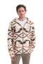 Men's Beige Jazz 50940 Hoodie. Sweat Cardigan Sweatshirt