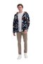 Men's Navy Blue Jazz 50940 Hoodie. Sweat Cardigan Sweatshirt - 4