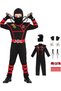 Kids Ninja Costumes Set Halloween Ninja Cosplay Costume with Luxury Ninjas Accessories Toys for Boys Girls