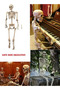 Multi Size Realistic Human Skeleton Prop 90cm/165cm/185cm, Fully Movable Joints, Skull Ornament for Halloween Decoration, Haunted House & Party Display - 3