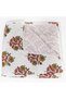 Reversible Baby Dohar - Pink and Mustard Yellow print