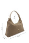 Women's Mink Suede Long Strap Hand and Shoulder Bag - 3