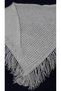 142 X 105 Centimeter Triangular Glitter Thread Knitted Skewer Work Core Shawl