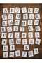 50 Piece Letter Number Symbol Stencil Set – 250 Micron Mylar Turkish Character Wood Fabric Painting Template - 4