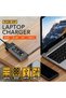 شاحن USB C بقوة 65 واط لأجهزة HP، بديل محول التيار المتردد، 20 فولت 3.25 أمبير - 5