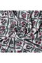 Baby Dohar - Grey and Pink Floral Pattern - 4
