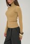 Hüma Turtleneck Beige Knitwear Sweater - 3