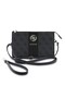 Original Licensed Women's Bag 4g Patterned Metal Logo Shoulder Strap Handbag Black