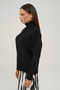Verbena Buttoned Black Knitwear Cardigan - 3