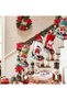 4 Pack Christmas Stockings Xmas Stockings Gift Bags 3D Cute Snowman Reindeer Bear Xmas Character Stockings Large Size Xmas Stockings Decorations for Family Holiday Party Decoration - 7