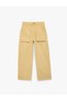 Cotton Regular Leg Gabardine Trousers with Pockets - 2