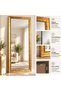 Full Length Wall Mirror 173 x 73 cm – Antique Gold PVC Frame, Large Rectangular Decorative Mirror for Bedroom, Living Room, Hallway & Home Décor - 3