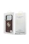 iPhone 18 Pro Max Compatible Case Licensed 4g Large Stone Resin Logo Pu Leather Cover Claret Red - 8