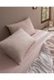 Philibert Double 100% Cotton Ranforce Printed Elastic Duvet Cover Set - Powder - 6