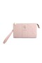Licensed Women's Bag with Peony and 4g Patterned Ribbon Detail, Metal Logo, Shoulder Strap, Handbag, Pink - 2