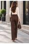 Acı Kahve Palazzo High Pleated Trousers - 3