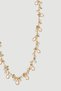 Stone Pendant Necklace - Gold - 2