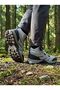 Gray Boys' Half Sports Non-Slip Sole Boots with Smart Laces That Can Be Turned Around - 2