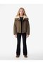 Zippered Loose Fit Faux Fur Jacket