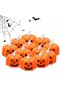 12Pcs Pumpkin Tealights Candles Flameless Halloween Party Decorations, Flickering Candle Lights Battery Operated LED Tea Lights