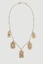 Multiple Figure Necklace - Gold