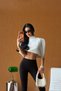 Beyaz Suuti Crop Bluz - 2