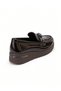 Lumina Genuine Leather Platform Loafer – Stone Buckle, 4 cm Heel, Lightweight and Comfortable - 5