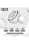 [4 أزواج] أطراف أذن بديلة متوافقة مع Airpods Pro الجيل الثاني/الأول مع مجموعة التنظيف، Sil - 3