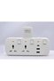 5in1 Multi Plug Extension Sockets with 2 way Universal plug 2 USB & 1 C type, Extender Wall Socket - 7