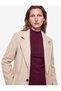 Long Sleeve Classic Collar Buttoned Pocketed Cashmere Coat - 3
