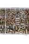 265Pcs Threaded Nuts Set, Zinc Alloy Furniture Bolt Threaded Insert Nuts Interface Hex Socket Drive - 7