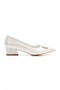 Women's Pointed Toe Low Heel Buckle Evening Dress Shoes Stylish Daily and Special Occasion Shoes - 4