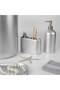 Luxe Bathroom Set Silver - 5