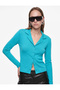 Slim Fit Cotton Long Sleeve Buttoned Polo Collar T-Shirt - 4