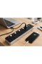 شريط طاقة بخمسة منافذ، منفذ USB-C واحد ومنفذين USB-A، لون أسود، قابس بريطاني، طول 3 أمتار - 6