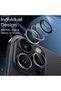 Camera Lens Protector for iPhone 15 Pro/15 Pro Max, Space Black - 3