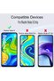واقي شاشة لهاتف Redmi Note 9 مقاس 6.53 بوصة، عبوة من قطعتين من الزجاج المقسى بصلابة 9H، مع قطعة واحدة لحماية عدسة الكاميرا - 2