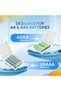 6 قطع من علب تخزين البطاريات AA/AAA، صندوق منظم شفاف من البلاستيك لحفظ البطاريات، حافظة محمولة واقية - 3