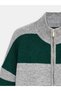 61007 Wool Blend Stand Collar Cardigan - 8