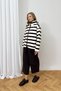 Striped Fleece Cardigan 100-23306 - 3