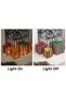 Christmas Lighted Gift Boxes, Set of 3 Light Up Gift Boxes for Christmas Tree, Outdoor Lighted Xmas Decorations 8 Flashing Modes Present Boxes Xmas Lighted Outdoor Display (Rainbow) - 4